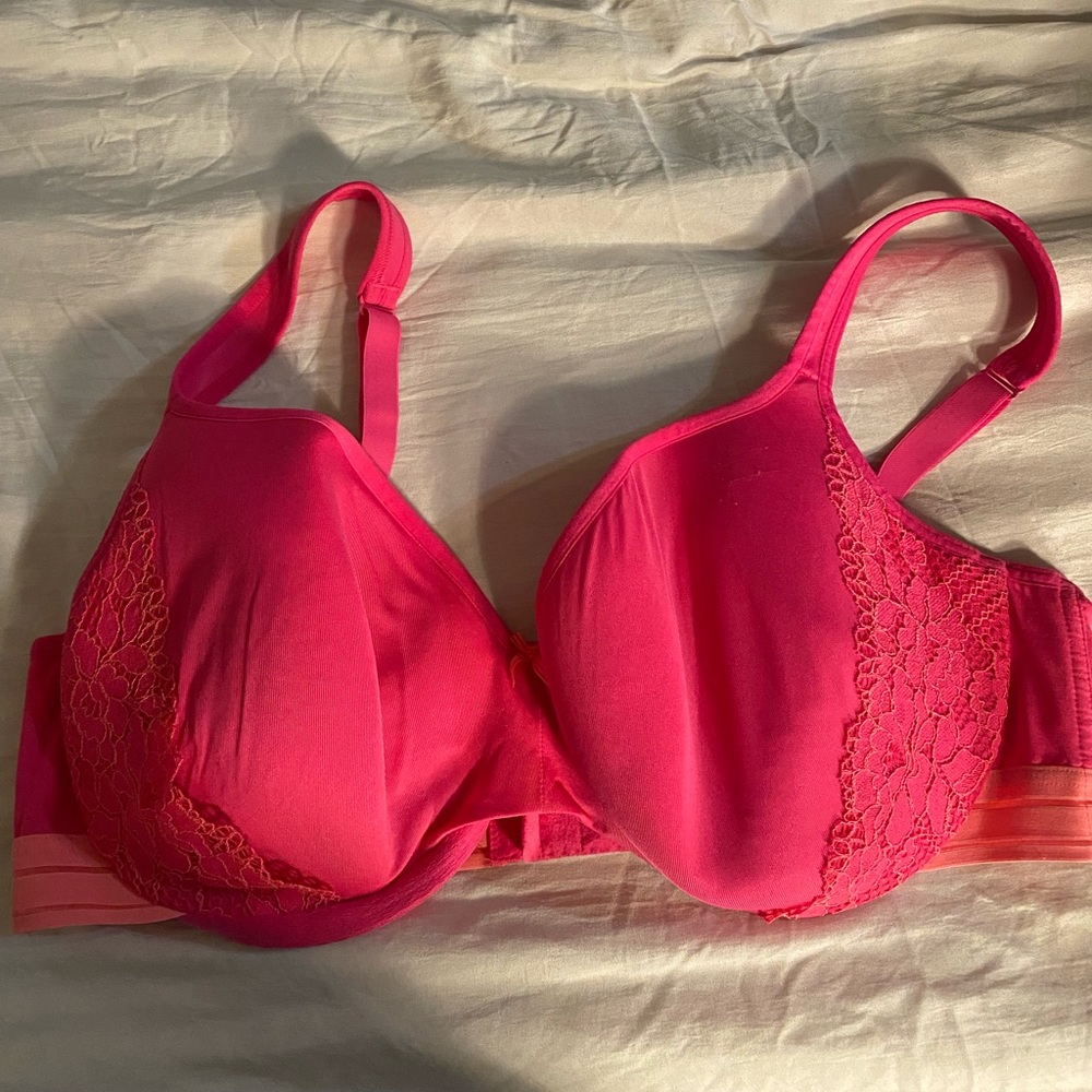 Cacique Smooth Balconette Bra with lace detail